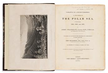 Franklin, Sir John (1786-1847) First [and] Second Narrative of a Journey to the Shores of the Polar Sea.